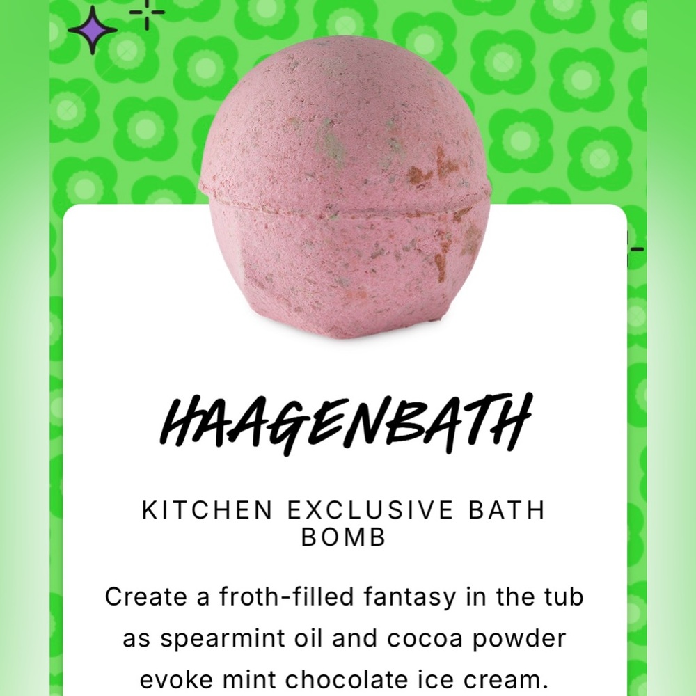 LUSH Haagenbath Bath Bomb